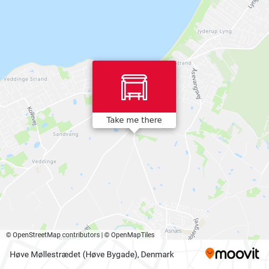 Høve Møllestrædet (Høve Bygade) map