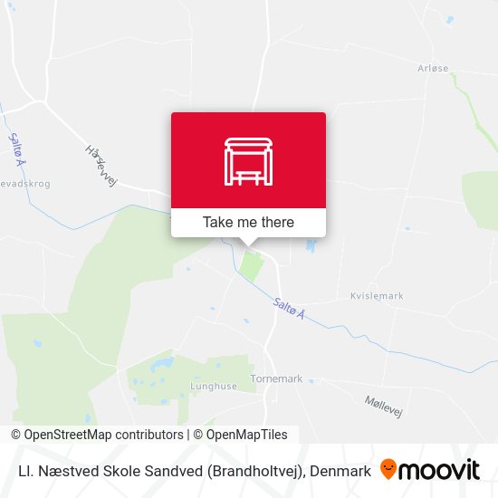 Ll. Næstved Skole Sandved (Brandholtvej) map