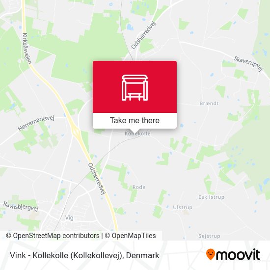 Vink - Kollekolle (Kollekollevej) map