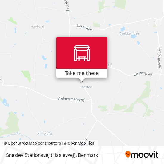 Sneslev Stationsvej (Haslevvej) map