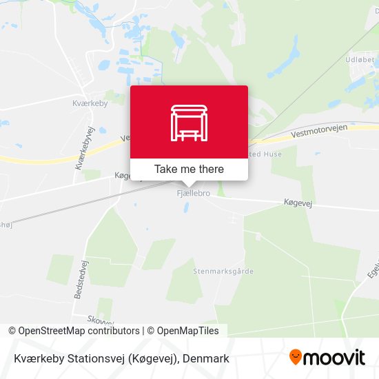 Kværkeby Stationsvej (Køgevej) map