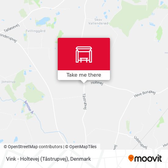 Vink - Holtevej (Tåstrupvej) map