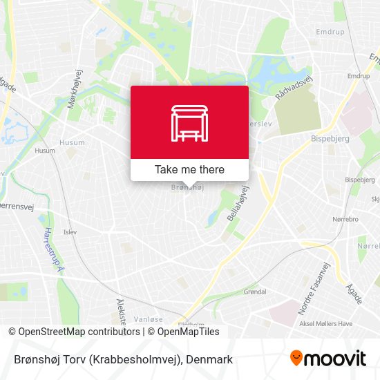 Brønshøj Torv (Krabbesholmvej) map
