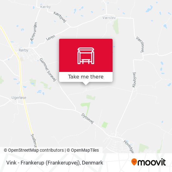 Vink - Frankerup (Frankerupvej) map