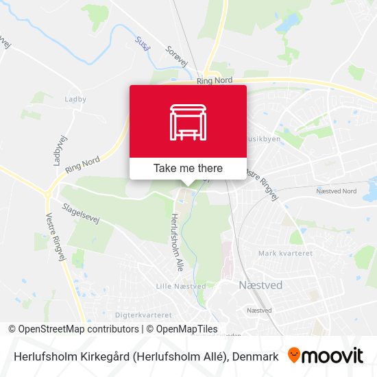 Herlufsholm Kirkegård (Herlufsholm Allé) map
