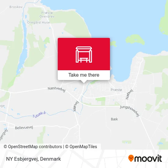 NY Esbjergvej map