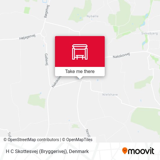 H C Skottesvej (Bryggerivej) map