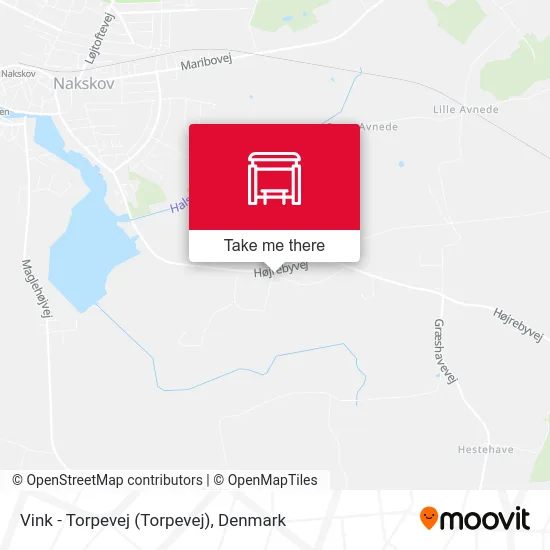 Vink - Torpevej map