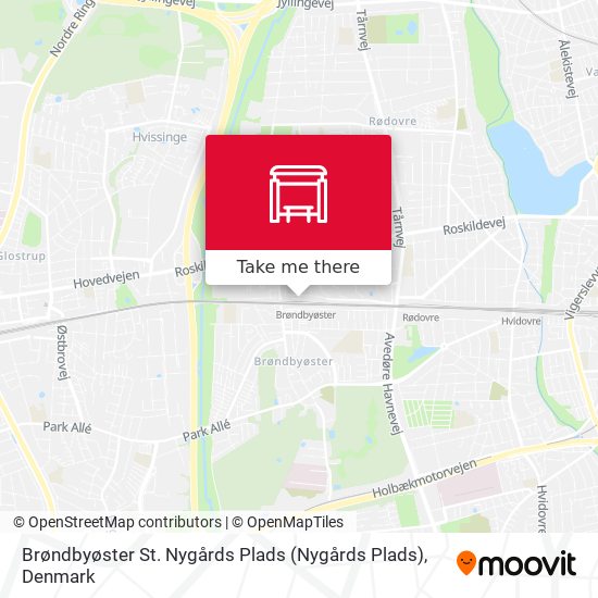 Brøndbyøster St. Nygårds Plads map