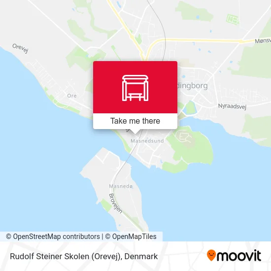 Rudolf Steiner Skolen (Orevej) map