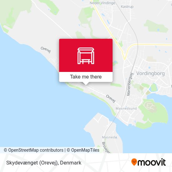 Skydevænget (Orevej) map