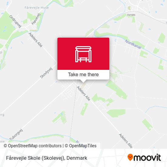 Fårevejle Skole (Skolevej) map