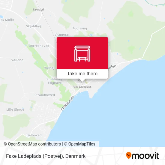 Faxe Ladeplads (Postvej) map