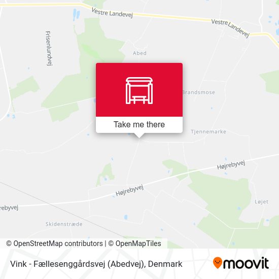 Vink - Fællesenggårdsvej (Abedvej) map