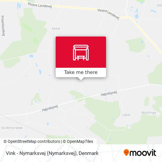 Vink - Nymarksvej map