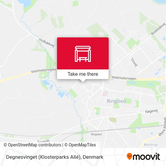 Degnesvinget (Klosterparks Allé) map