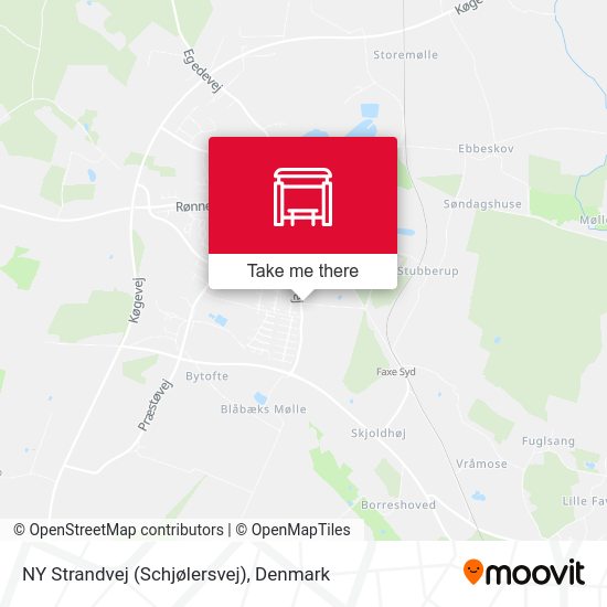 NY Strandvej (Schjølersvej) map