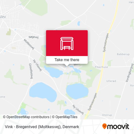 Vink - Bregentved (Moltkesvej) map