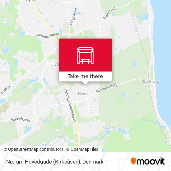 Nærum Hovedgade (Kirkeåsen) map