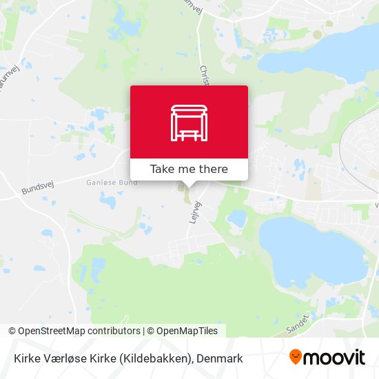 Kirke Værløse Kirke (Kildebakken) map