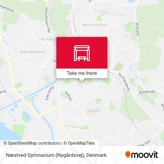 Næstved Gymnasium (Nygårdsvej) map