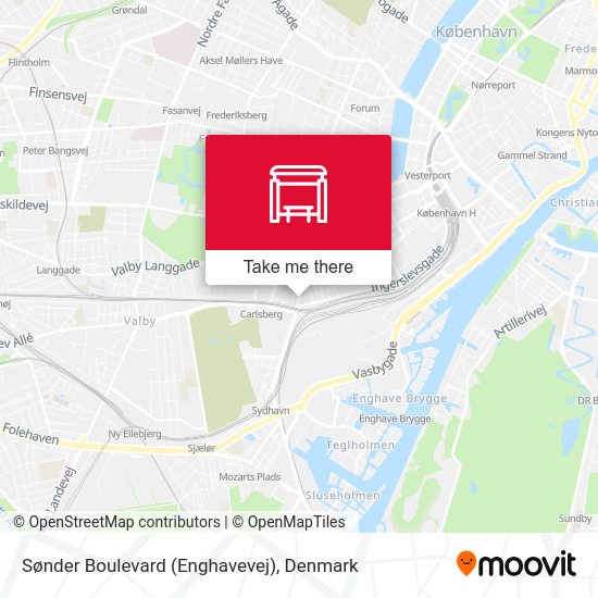 Sønder Boulevard (Enghavevej) map