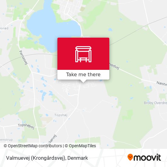 Valmuevej (Krongårdsvej) map