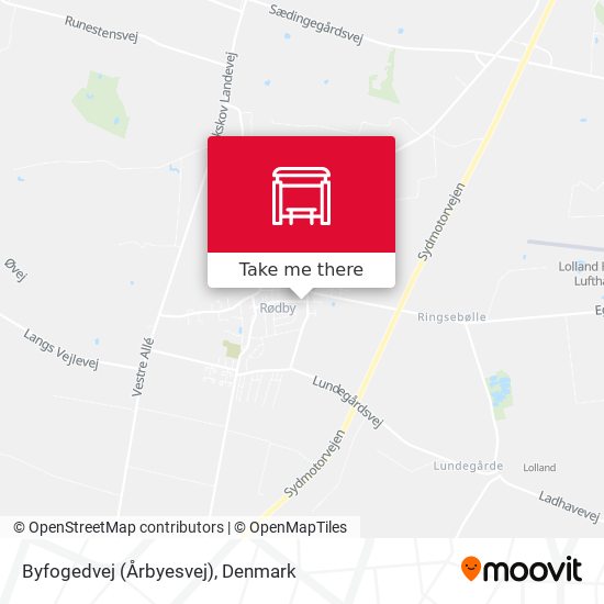 Byfogedvej (Årbyesvej) map