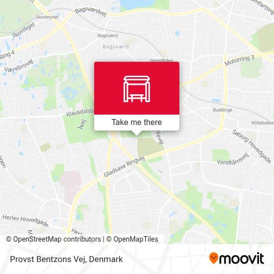 Provst Bentzons Vej map