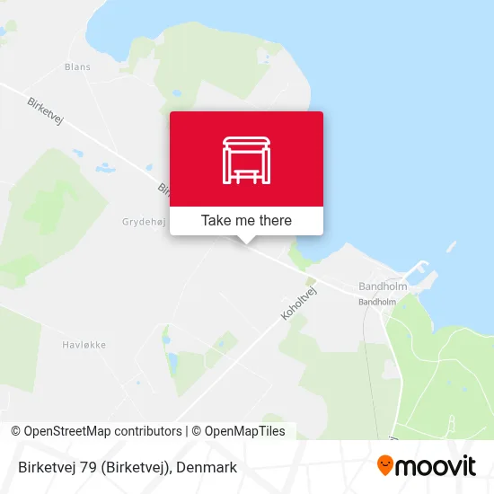 Birketvej 79 map