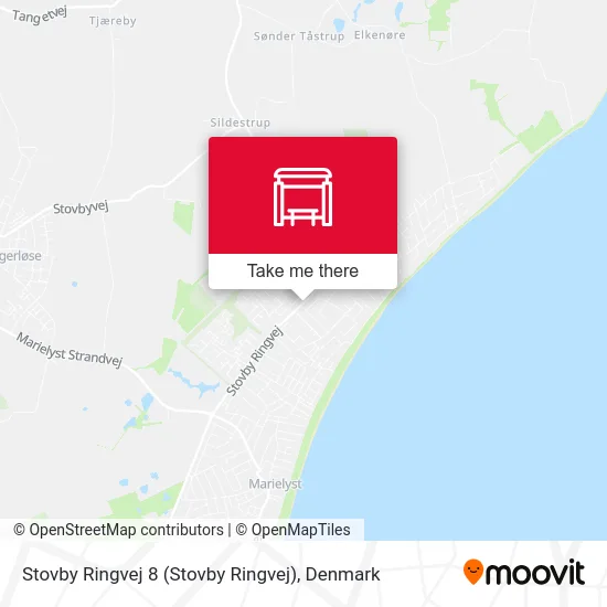 Stovby Ringvej 8 map