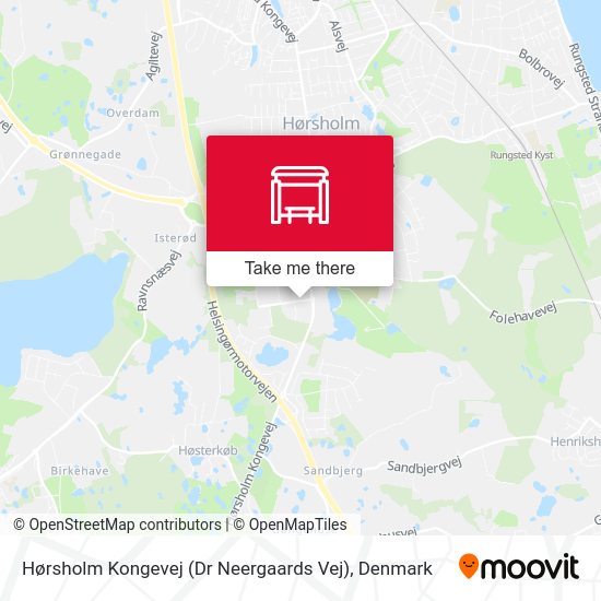 Hørsholm Kongevej (Dr Neergaards Vej) map