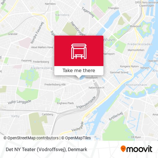 Det NY Teater (Vodroffsvej) map