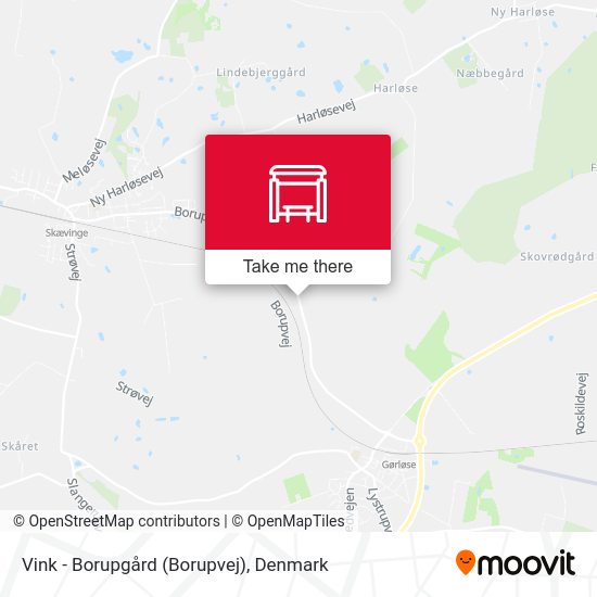 Vink - Borupgård (Borupvej) map