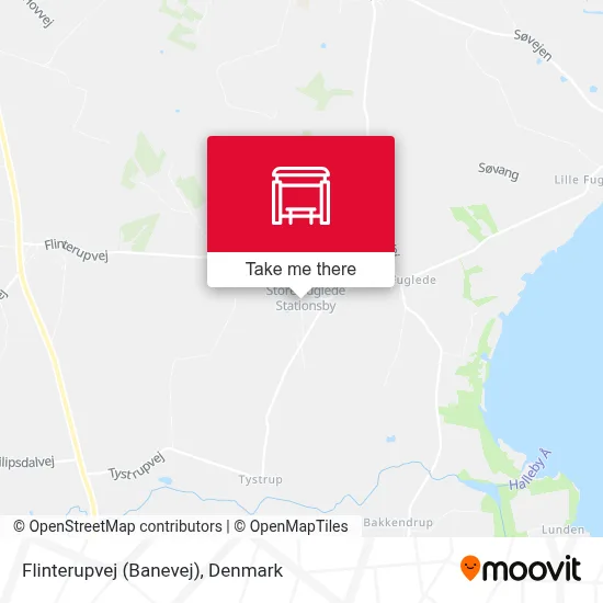 Flinterupvej (Banevej) map