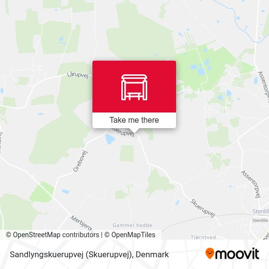 Sandlyngskuerupvej (Skuerupvej) map