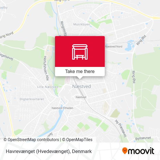 Havrevænget (Hvedevænget) map