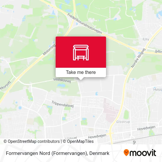 Formervangen Nord map