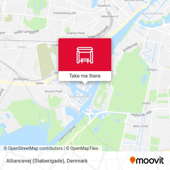 Alliancevej (Støberigade) map
