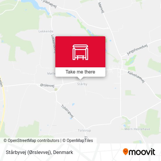 Stårbyvej (Ørslevvej) map