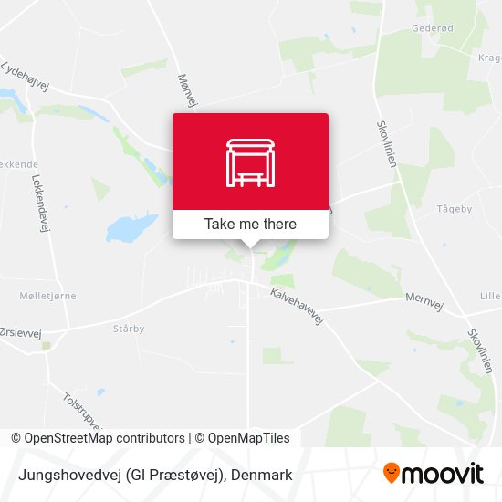 Jungshovedvej (Gl Præstøvej) map