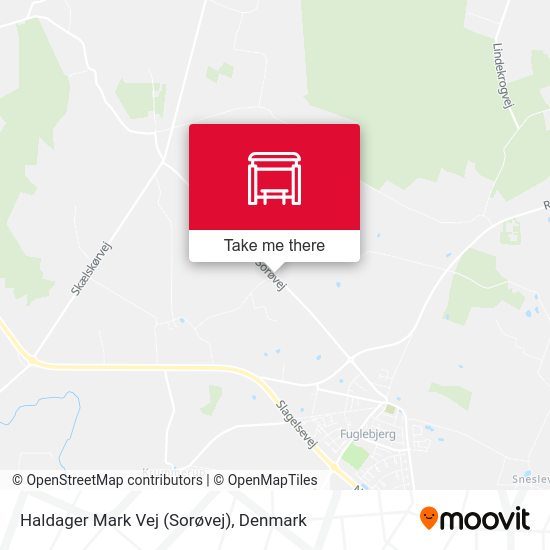 Haldager Mark Vej (Sorøvej) map