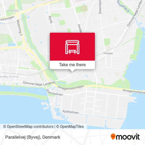 Parallelvej (Byvej) map