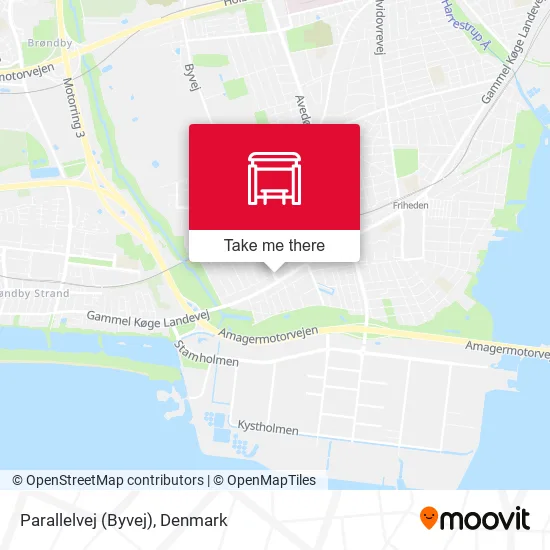 Parallelvej (Byvej) map