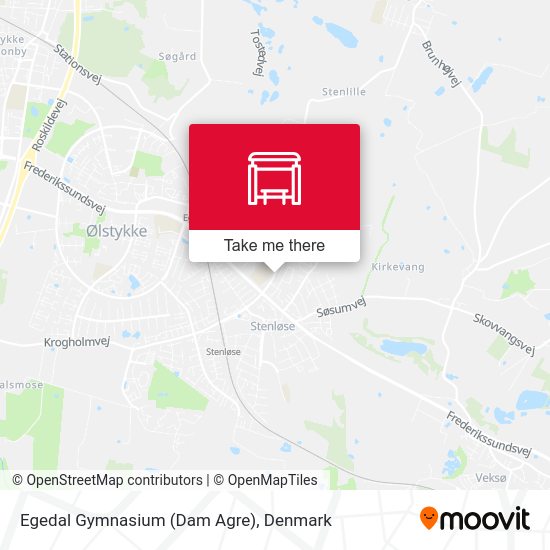 Egedal Gymnasium (Dam Agre) map