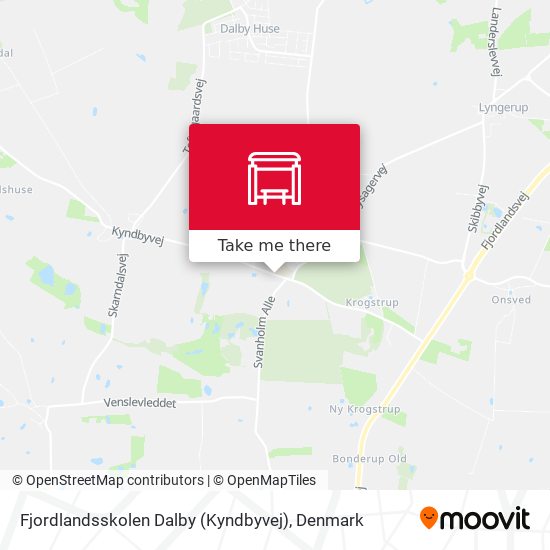 Fjordlandsskolen Dalby (Kyndbyvej) map