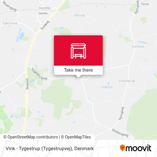 Vink - Tygestrup (Tygestrupvej) map