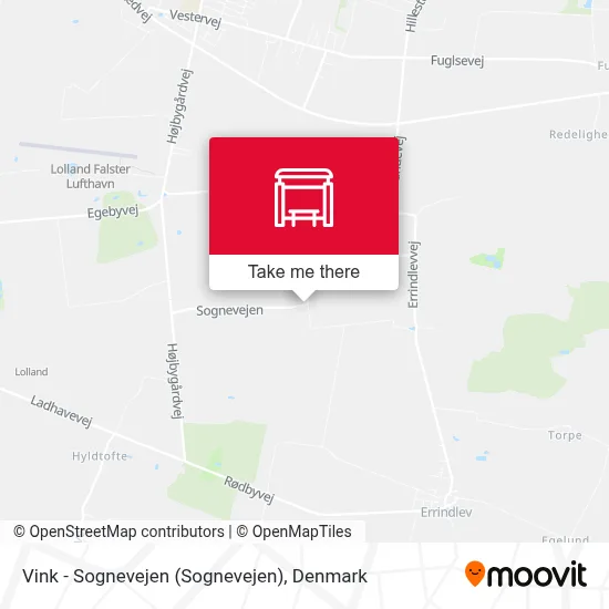 Vink - Sognevejen map