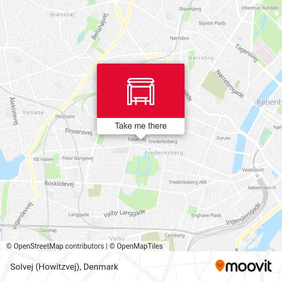 Solvej (Howitzvej) map