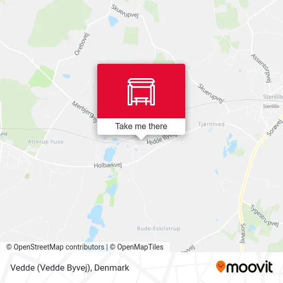 Vedde (Vedde Byvej) map